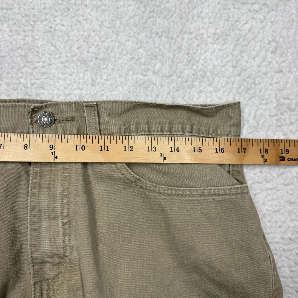 Levis 559 Relaxed Straight Jeans Tan‎ Khaki Pants Men's Size 34x32